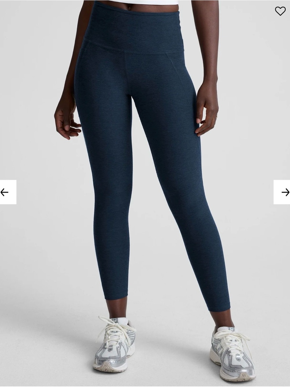 High-Rise Navy Performance Leggings